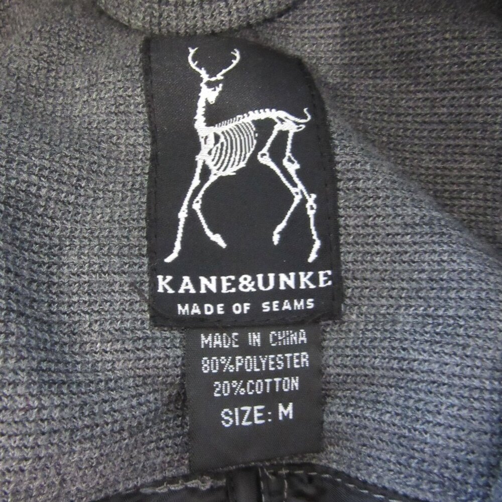 Kane & Unke Gray M Utility Knit Long Sleeve Button Jacket - Picture 3 of 4